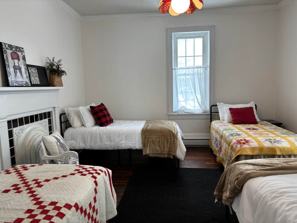 Upstairs bedroom sleeps 4