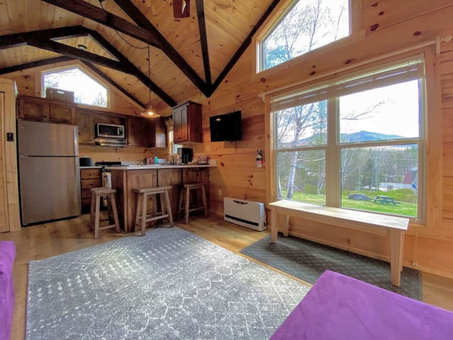 View from a tiny home