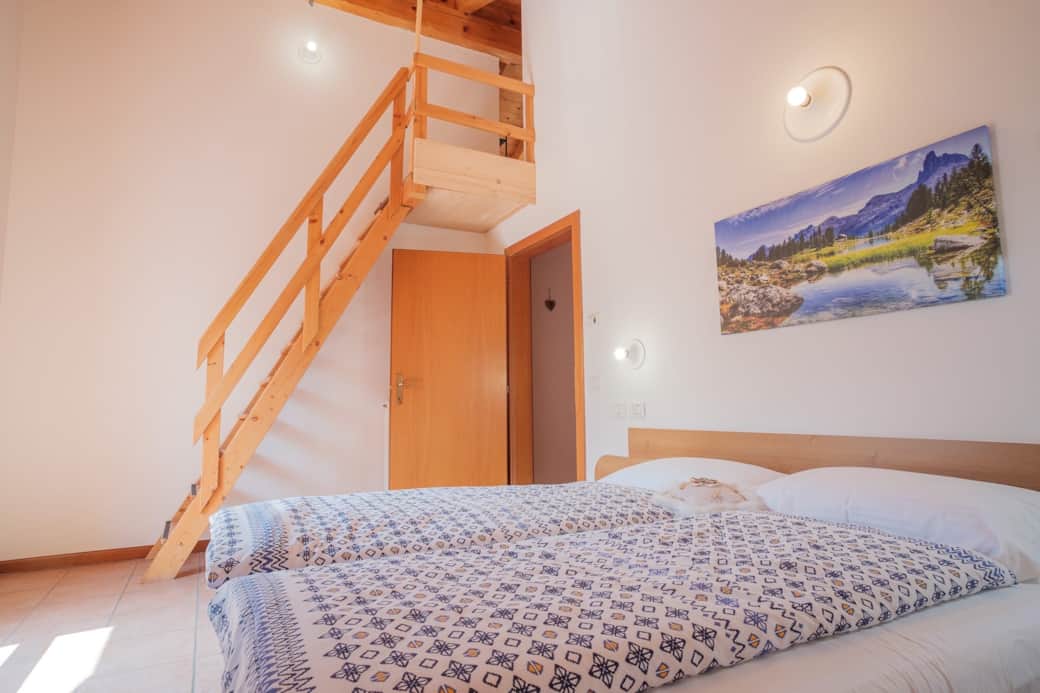 Apartment 1: Schlafzimmer 