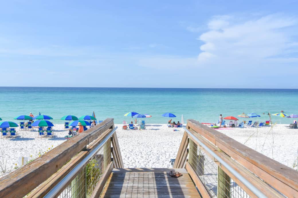 Steps from 1,100' of private beach!