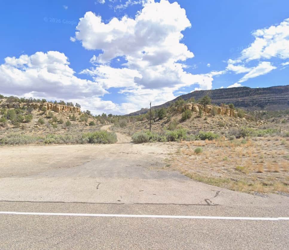 The Little Desert turnoff from Highway 12