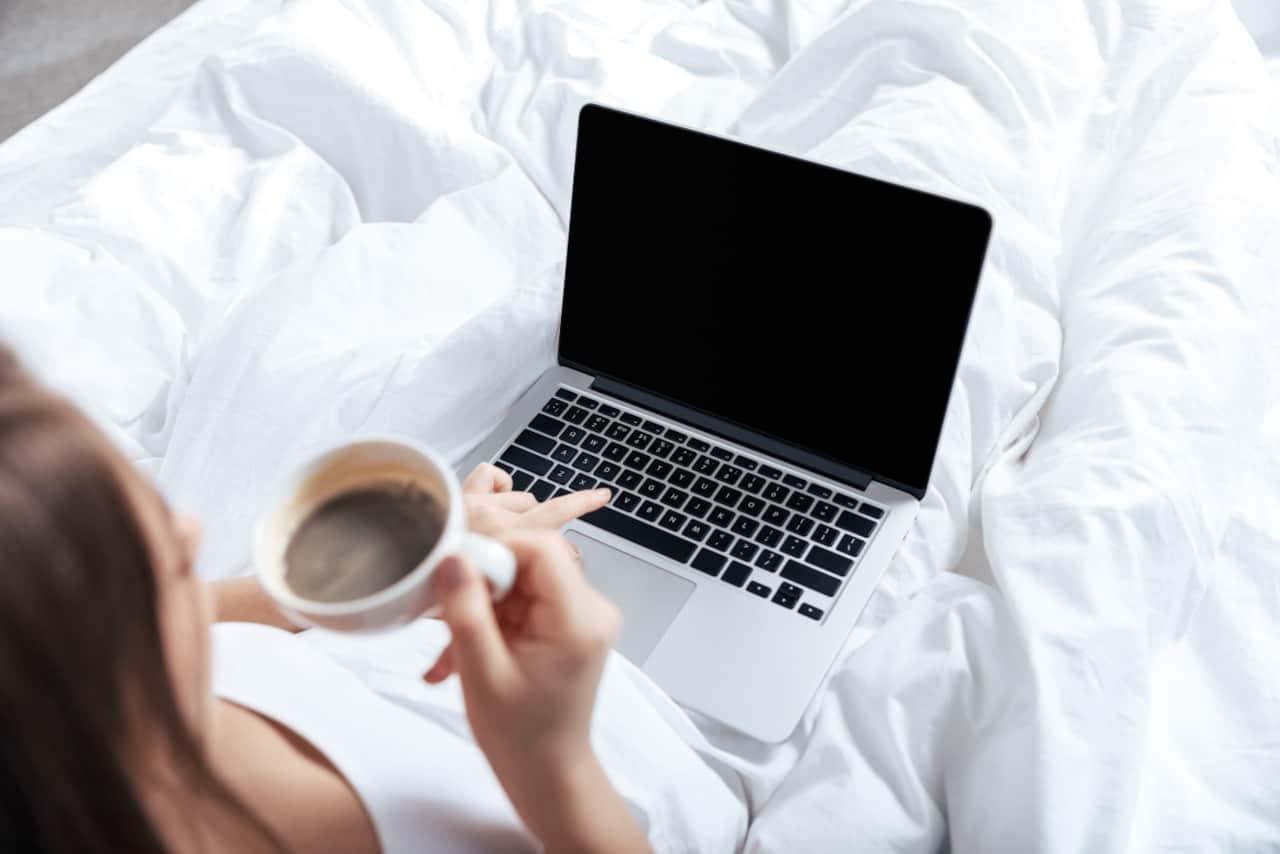 Computer in Bed
