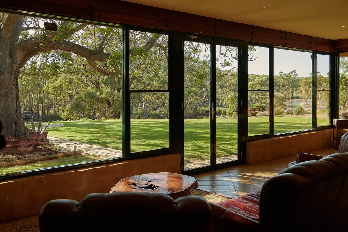 View for inside the cottage