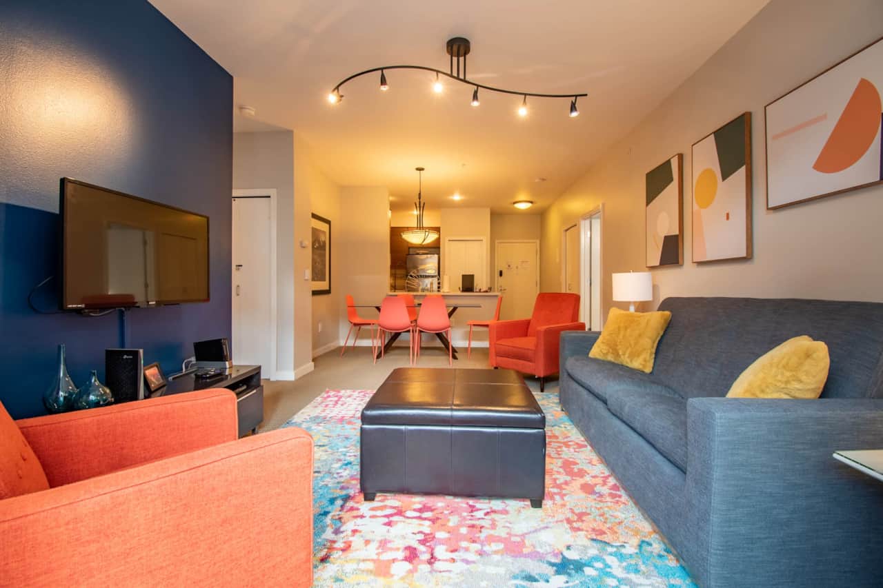 Spacious Living Room with a Premium Sleeper Sofa 