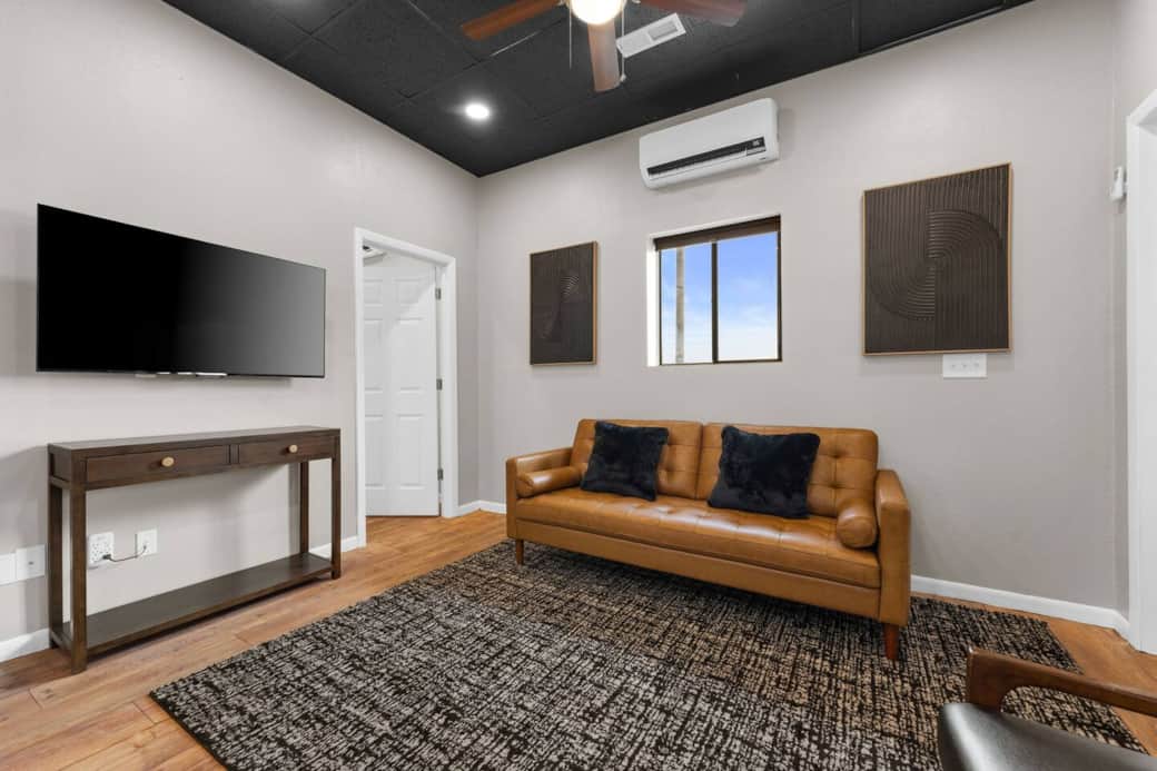 Spacious, open concept living room