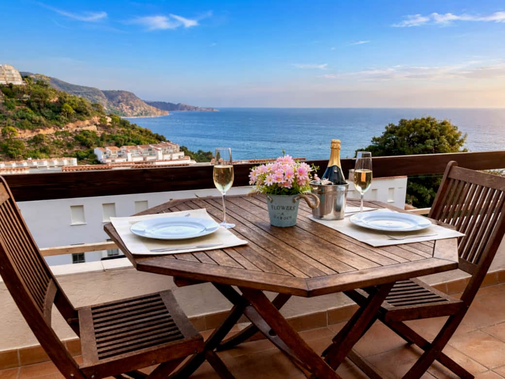 Vistas al mar desde la Terraza 1 Vistas al mar desde la Terraza 1