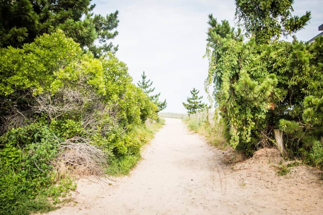 Entryway to the beach
