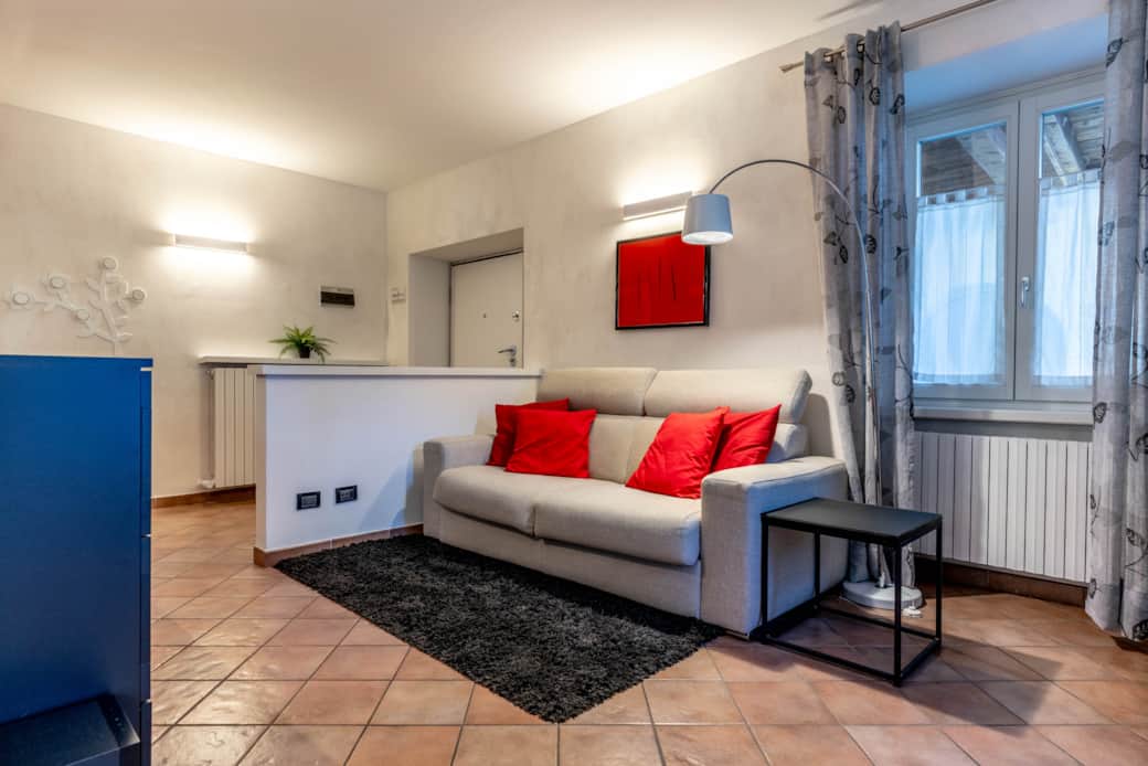 Soggiorno con divano letto Soggiorno con divano letto