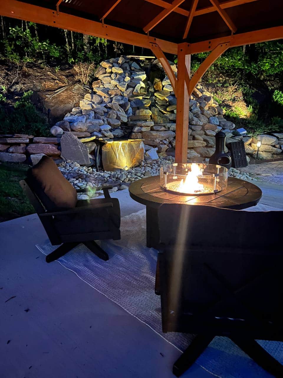 Relaxing 20' waterfall 