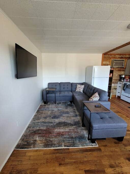 Great room seating area Great room seating area