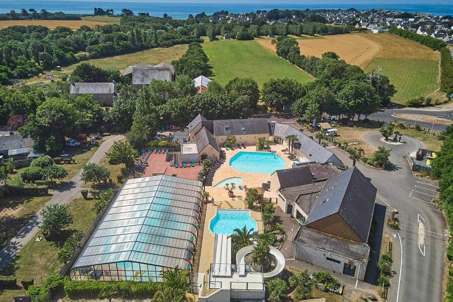 Un camping au bord  de l'Océan