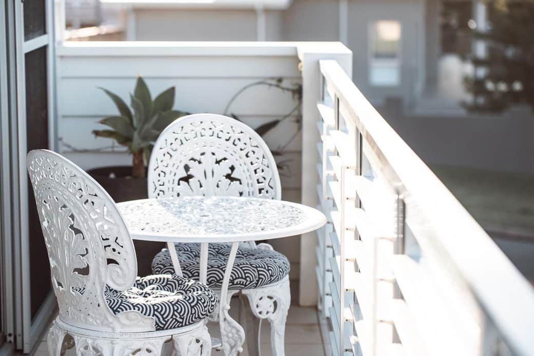The sea views are there to enjoy on your private balcony at Shutters by the Sea Kiama