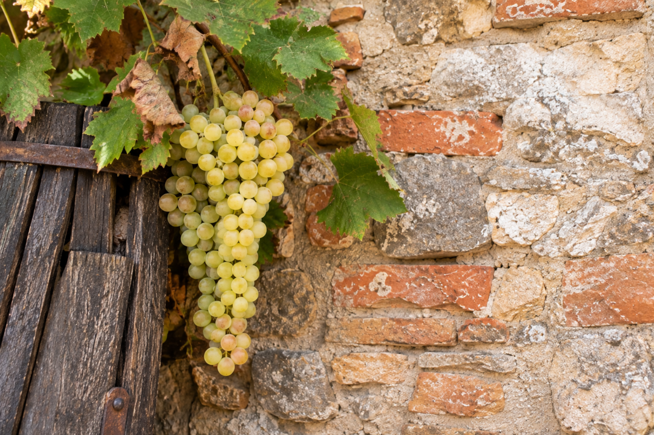 Monterubiaglio Grapes & Ancient Stone