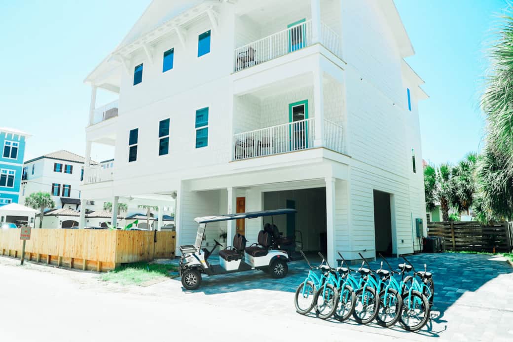 Golf cart and bikes included Golf cart and bikes included
