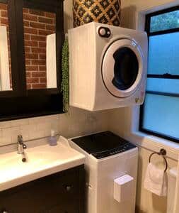 Fully equipped with Washing Machine and Dryer.