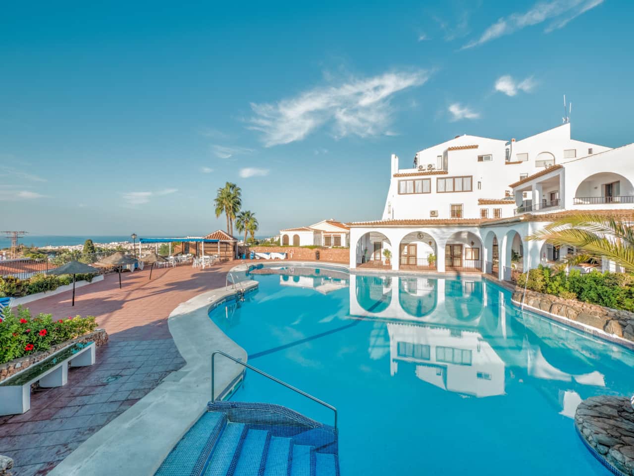 One of the two amazing pool areas available to you.