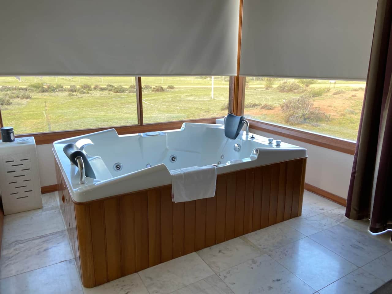 Experience the luxury of a 2-head bath for ultimate relaxation.