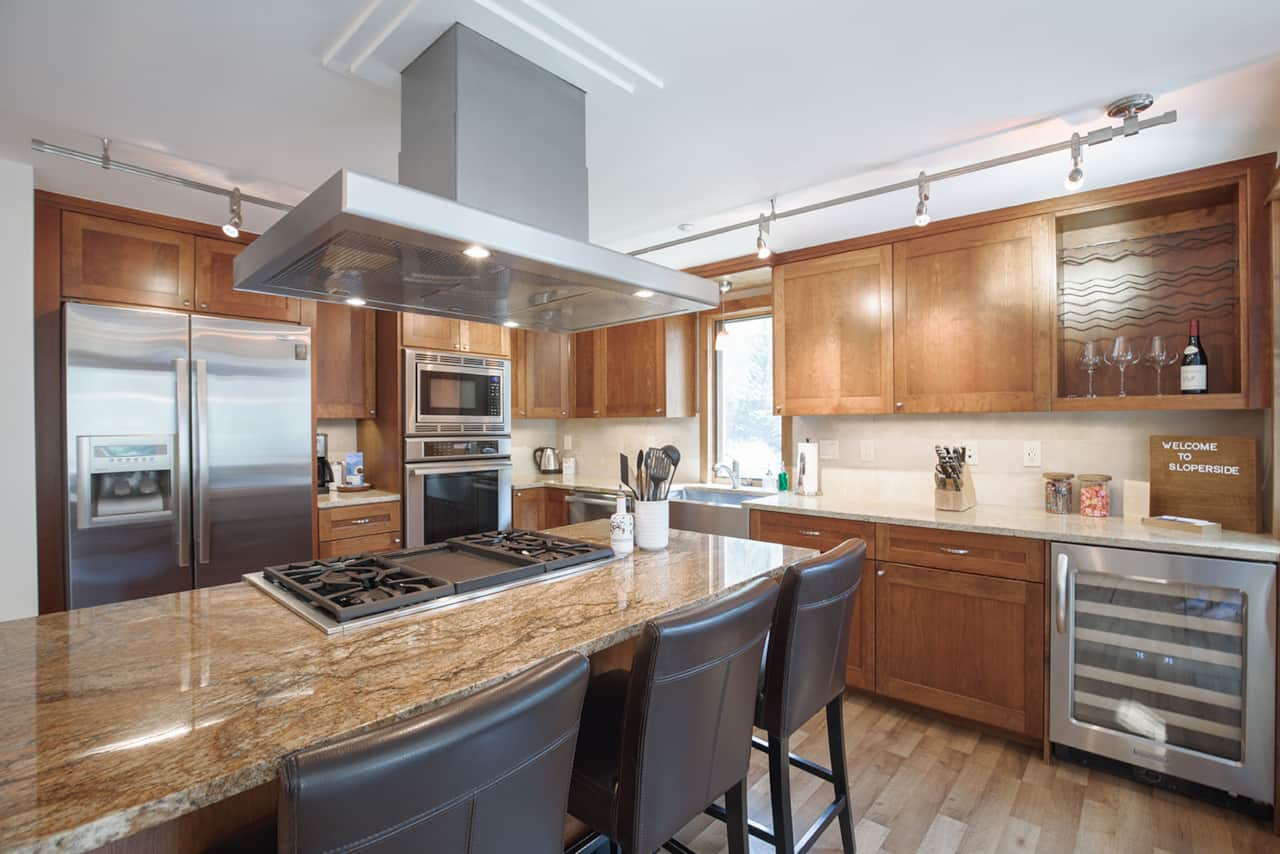 Massive gourmet kitchen