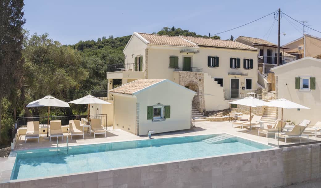 Courtyard and pool Courtyard and pool