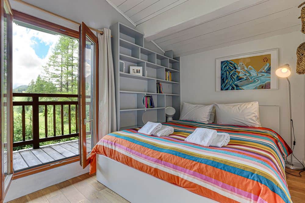 Main bedroom out to balcony
