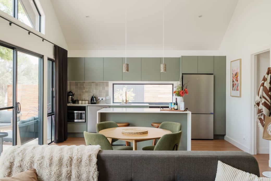 The open plan living area offers the perfect space to unwind after a day of exploring The open plan living area offers the perfect space to unwind after a day of exploring