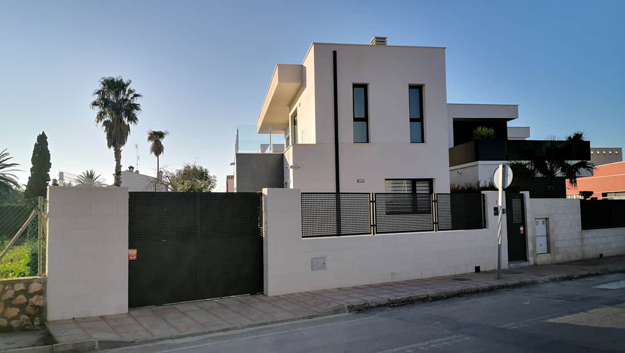 The detached villla