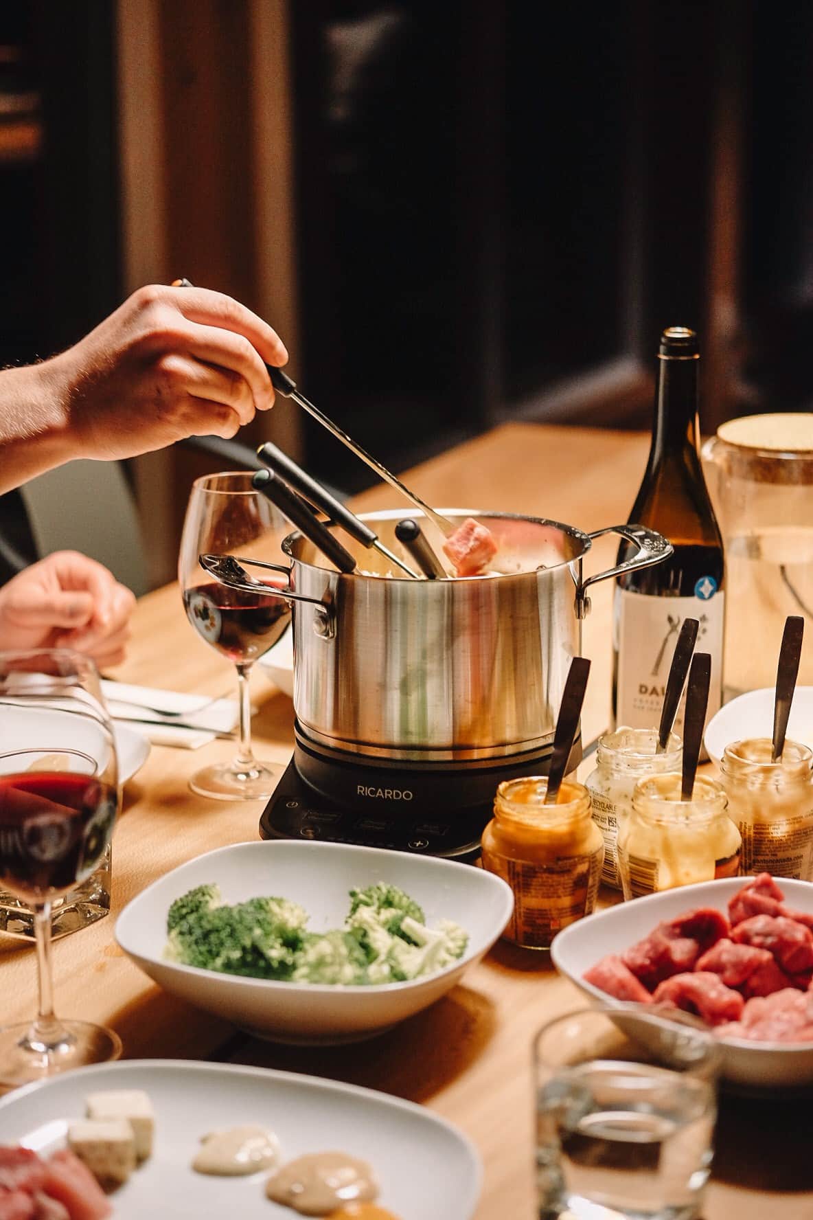 Ensemble à fondue