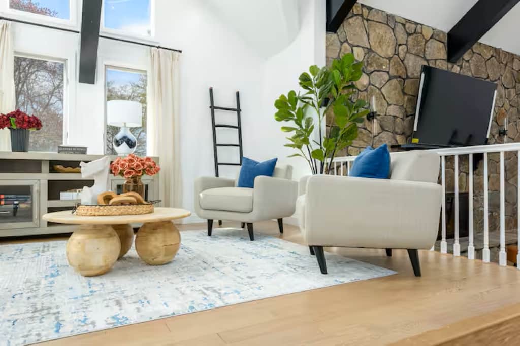 This home offers multiple areas for entertaining