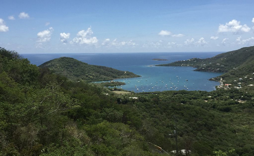 View from the Upper Bedroom balcony.
