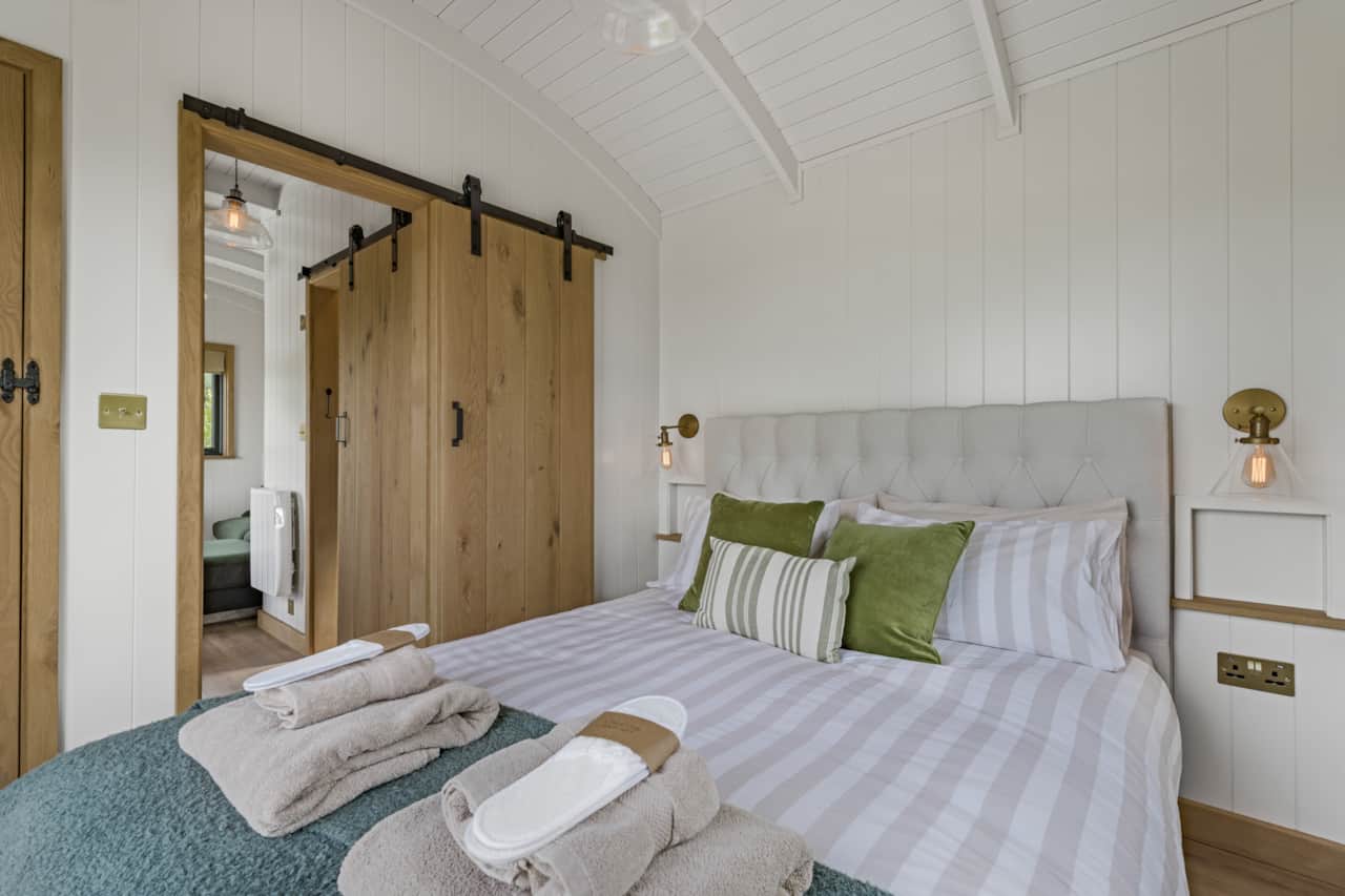 Luxury king-sized ottoman bed for extra storage