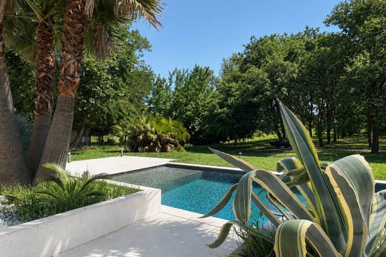 Pool & garden