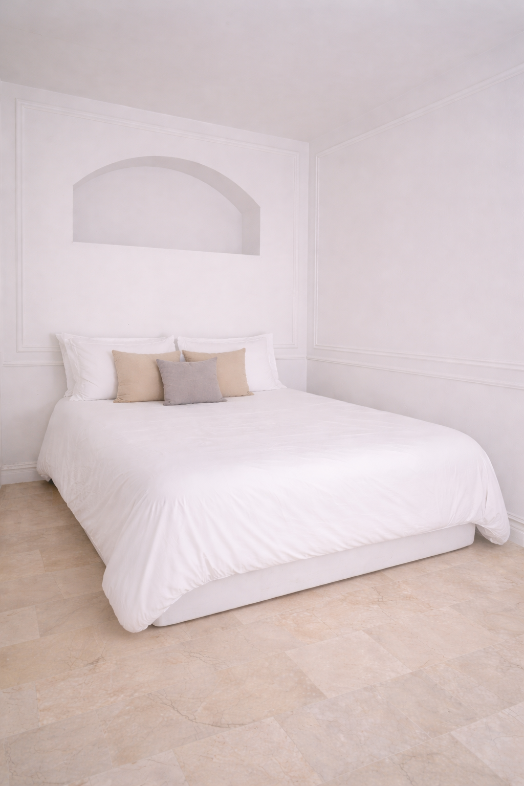 Chambre minimaliste et élégante