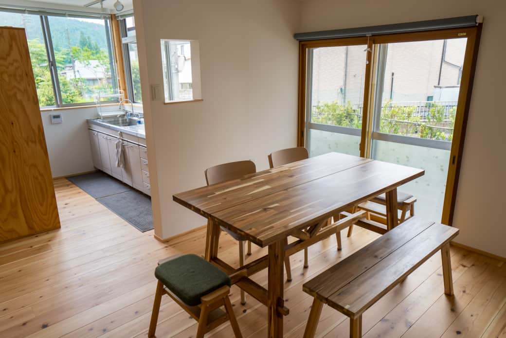 Dining room, kitchen
