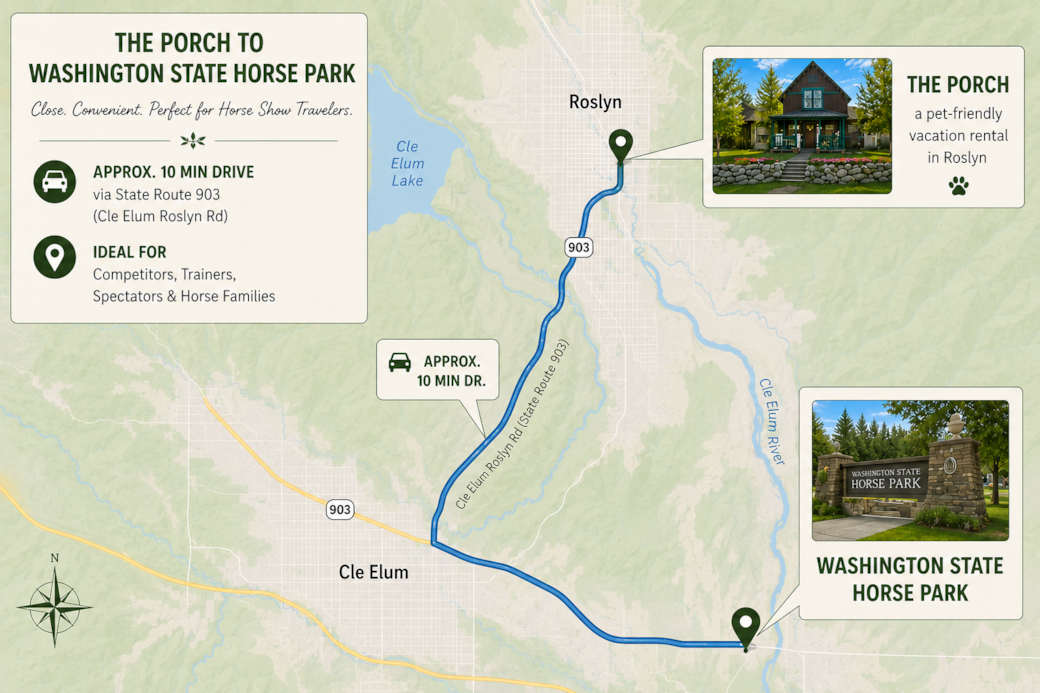 Convenient to Washington State Horse Park