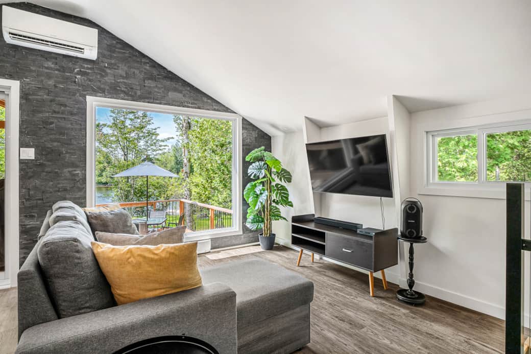 Living room and TV