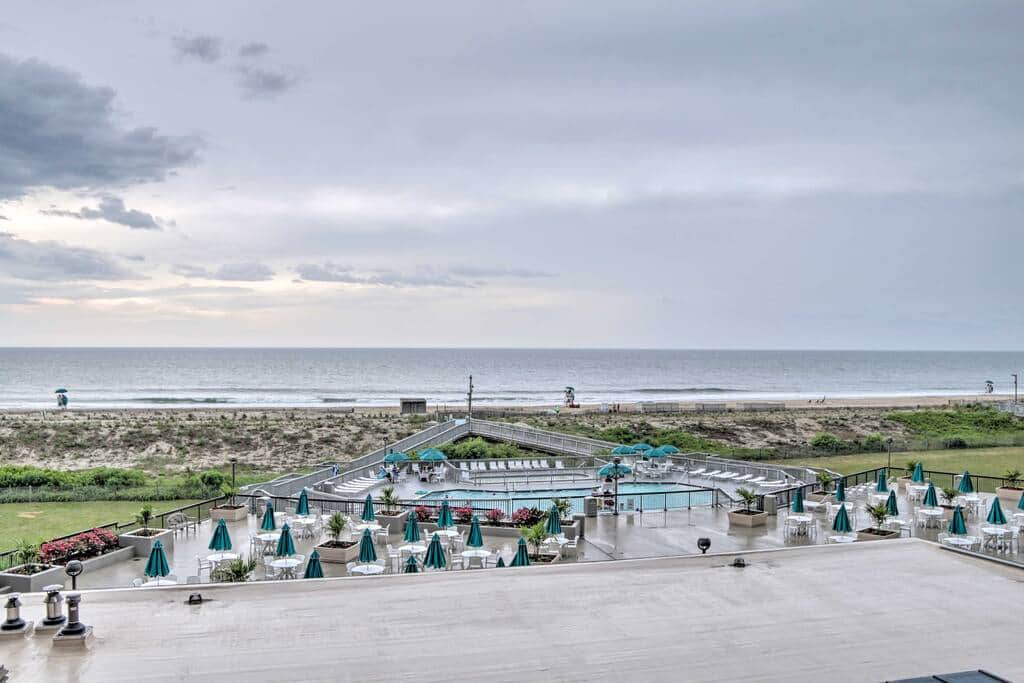 Direct ocean view from balcony.  See and hear the waves roll in.