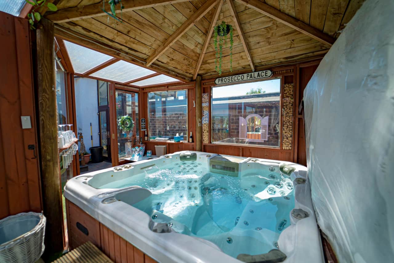 Sheltered Hot Tub