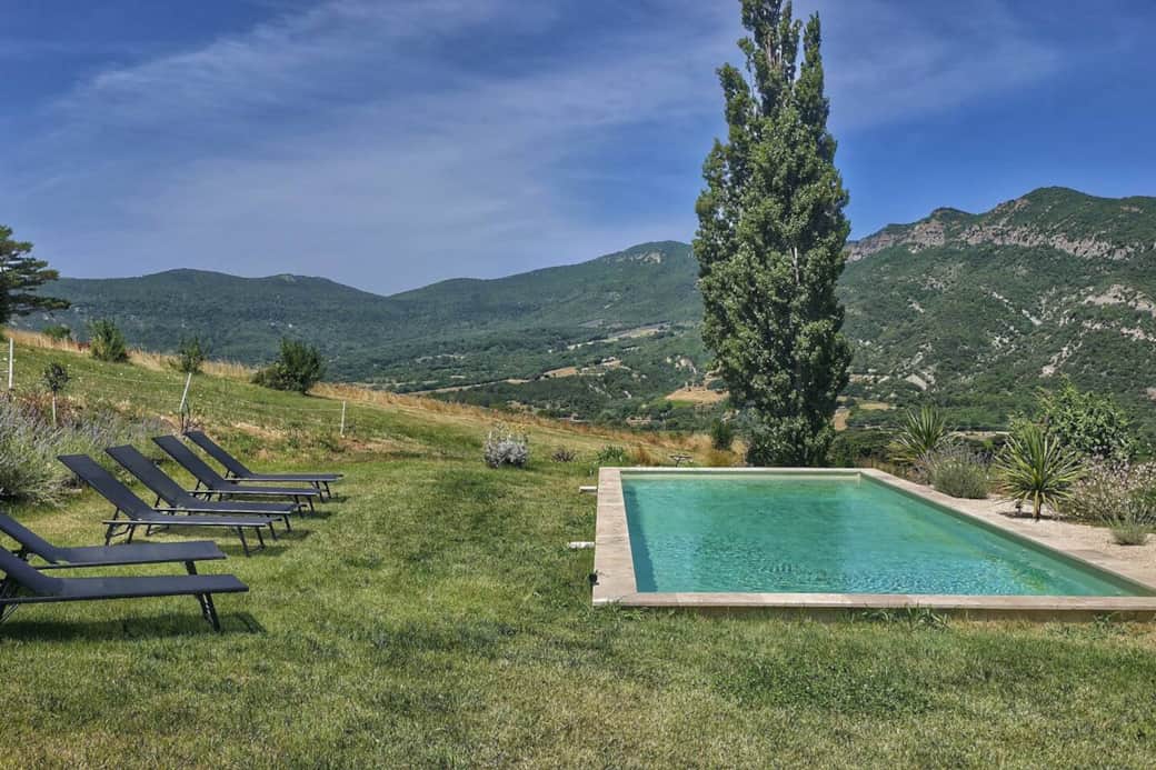 vue panoramique piscine provence 