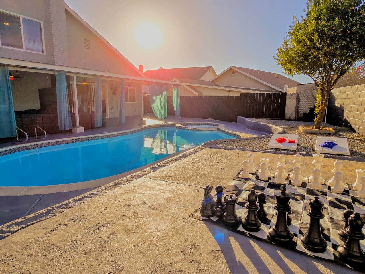Pool Area / Exterior Entertainment Overview 