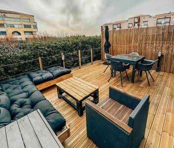 Terrasse. Terrasse.