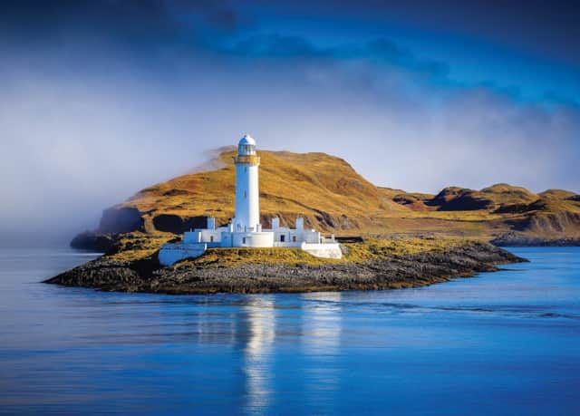 Lismore lighthouse seen from the Oban–Craignure ferry