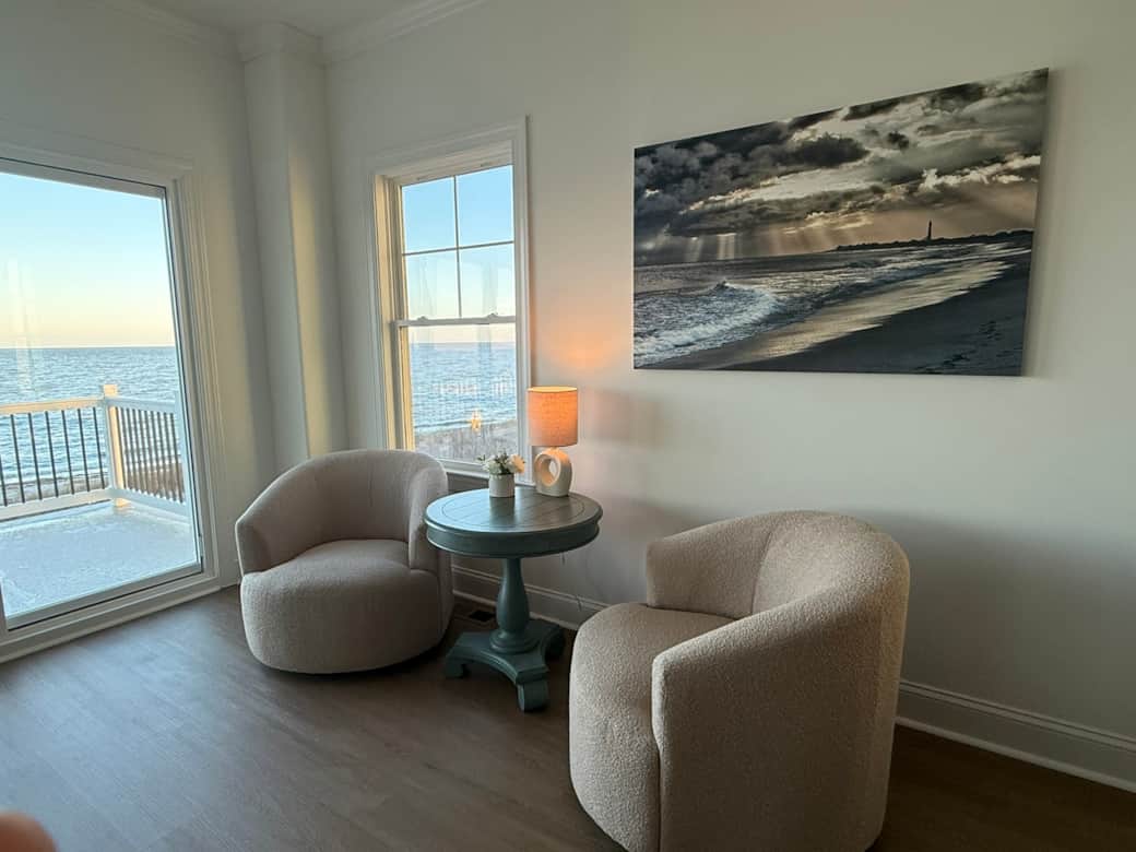 Enjoy the view with your cup of coffee or glass of wine