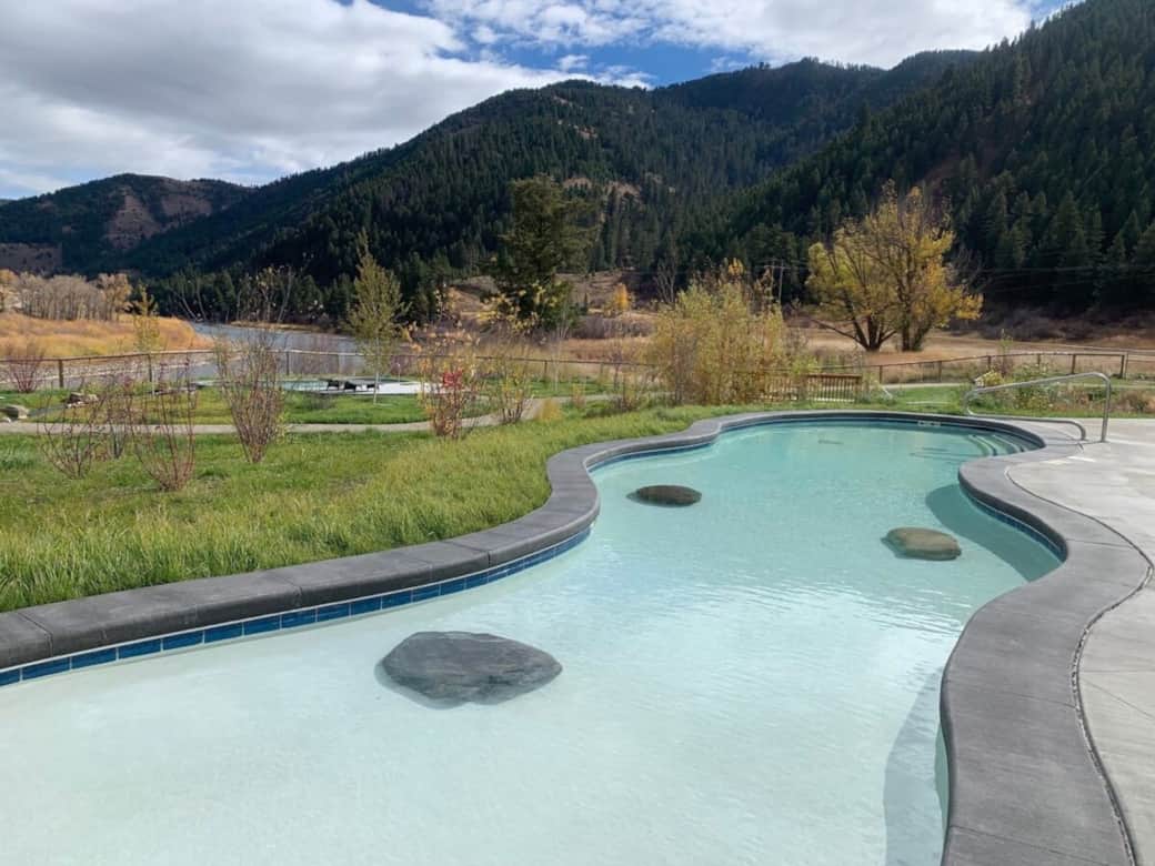 Astoria Hot Springs features six different man-made soaking pools filled with natural thermal waters along the banks of the Snake River.  

See below link for more information
https://astoriahotspringspark.org/
