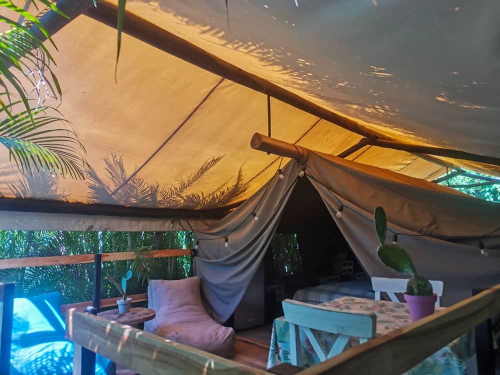 Glamping costa rica flor y bambu playa grande tienda mariquita 2