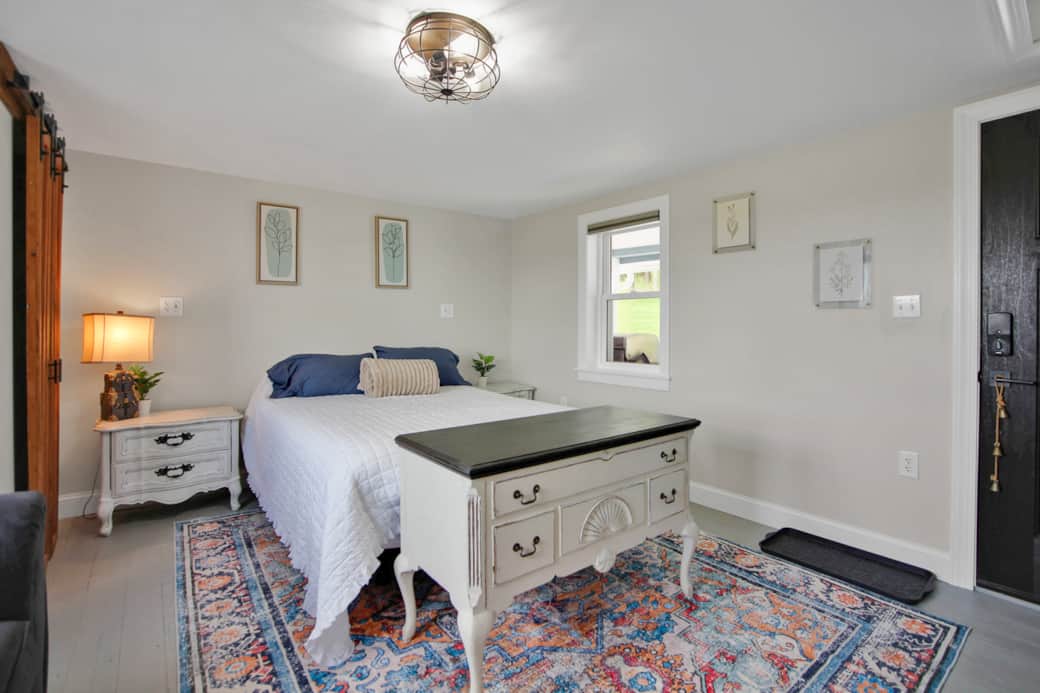 Bedroom 1, main floor, queen bed