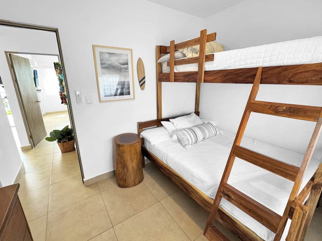 Bunk Bed Room offers a Full Bed below and a Twin Bed Above