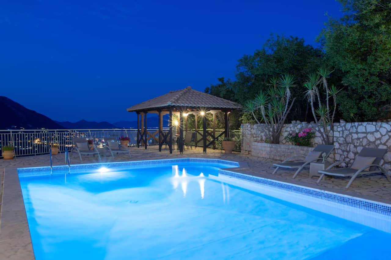 Swimming Pool by Night