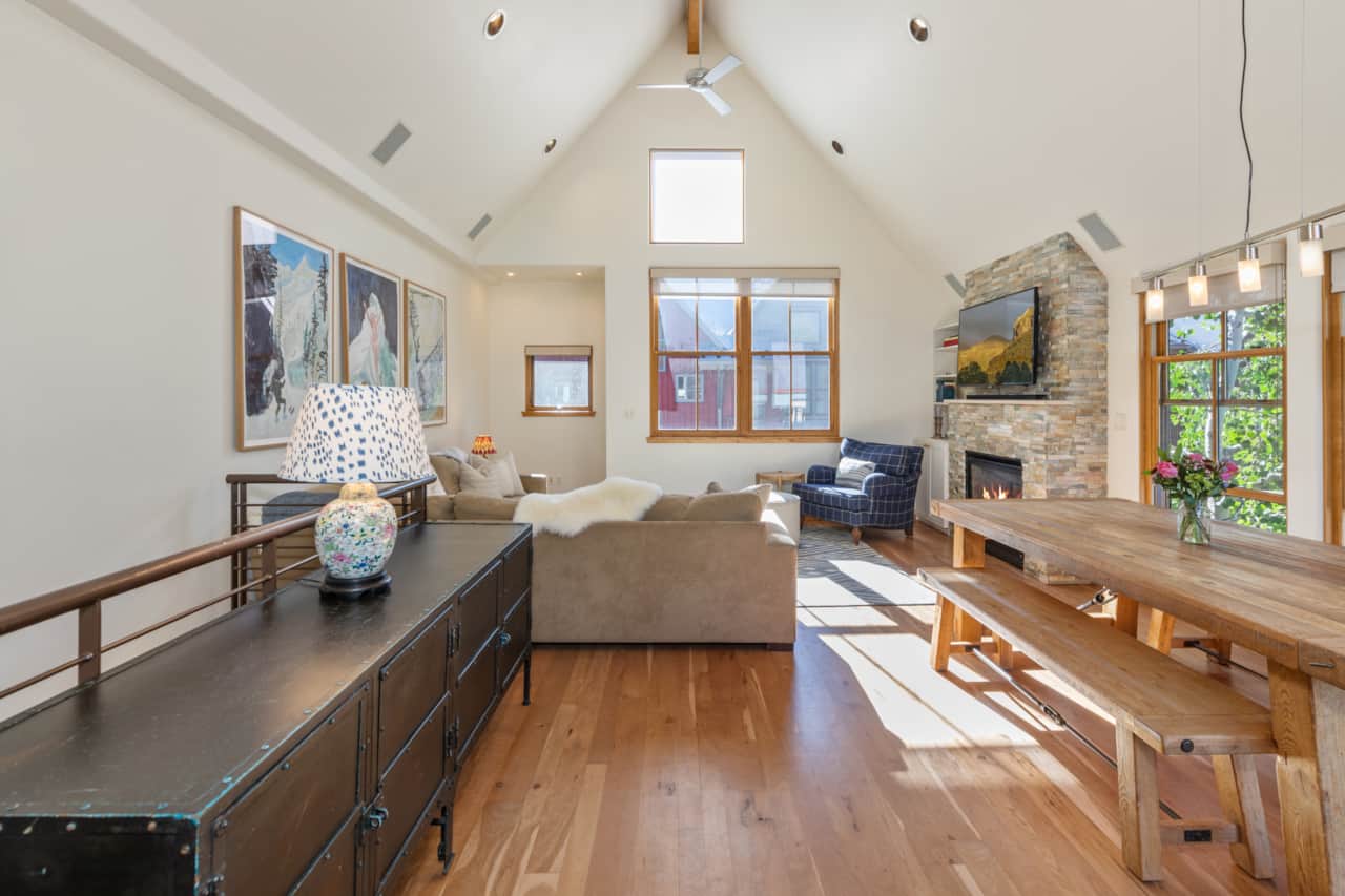 Spacious and open living room area with plenty of light