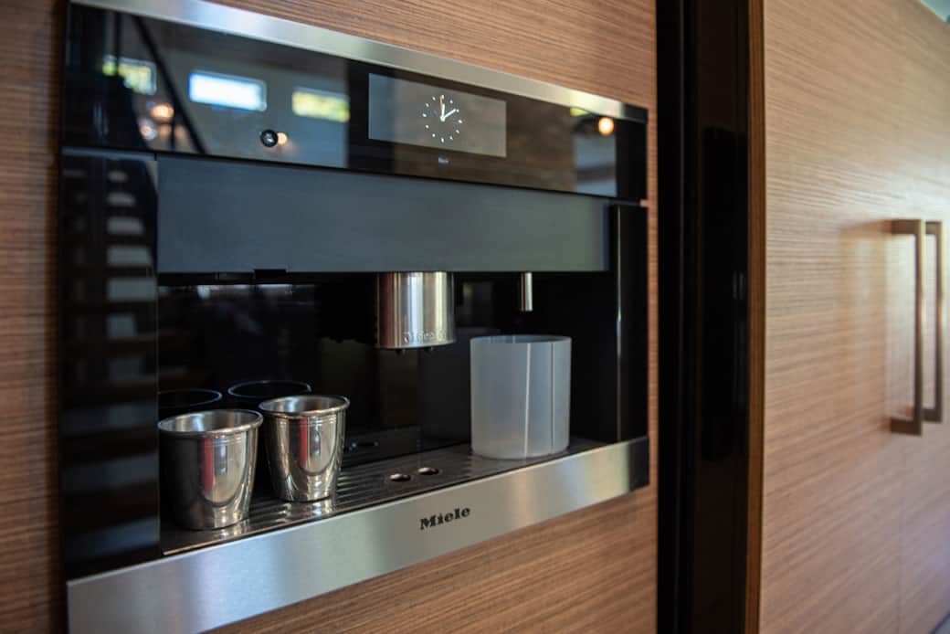 built in espresso machine