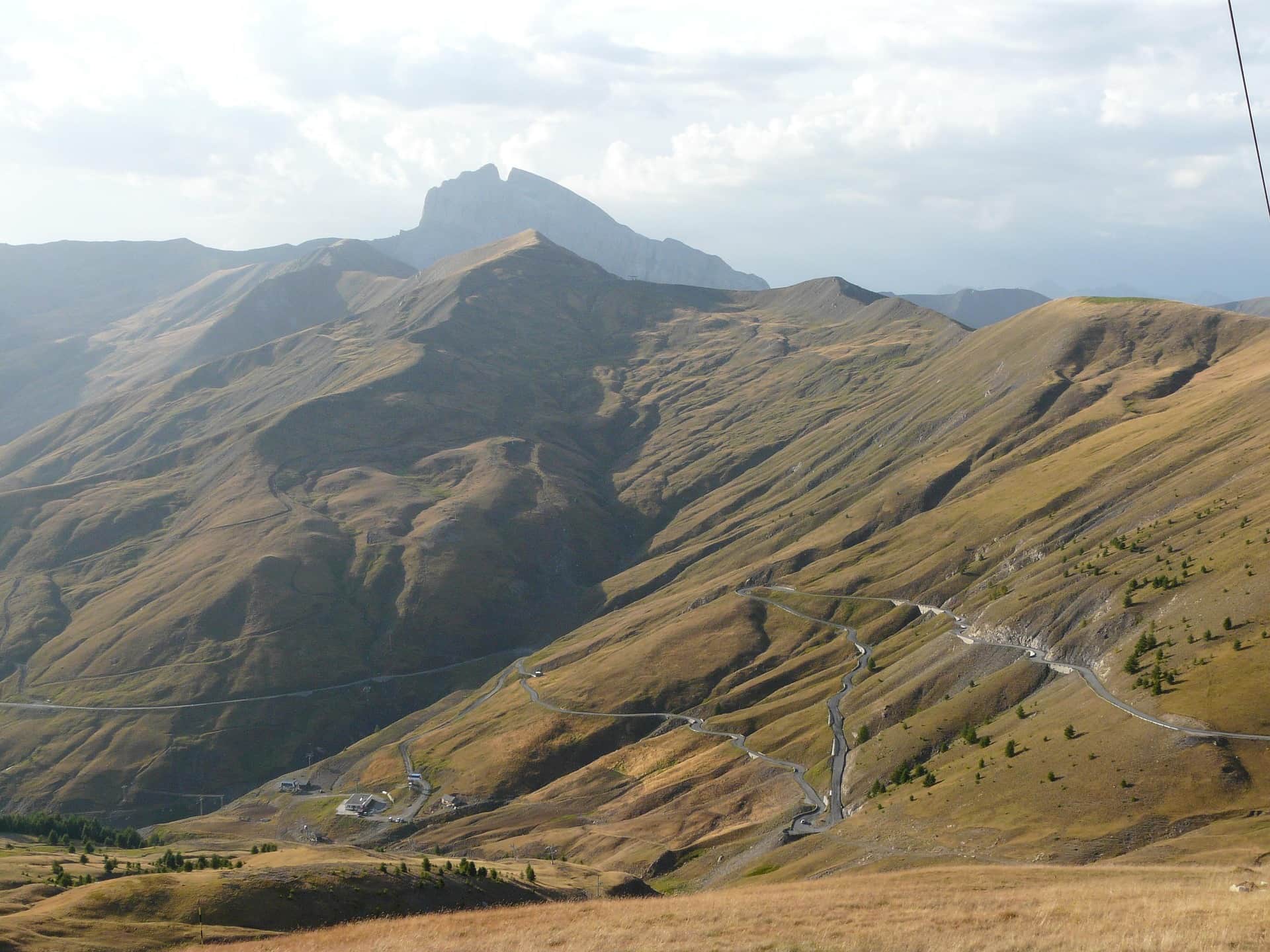 Paysage des Alpes-de-Haute-Provence autour du Col d'Allos